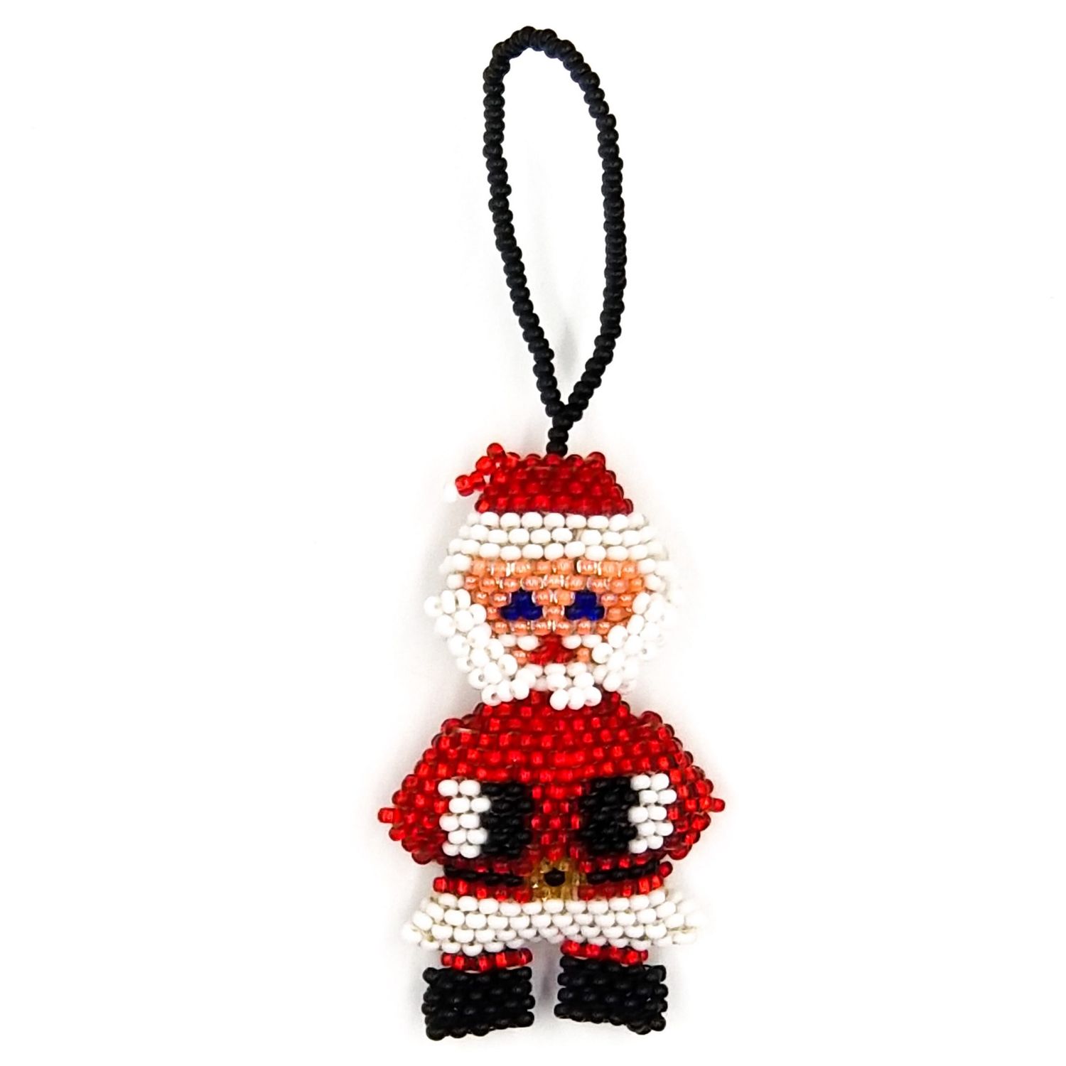 ORNAMENT BEADED  SANTA