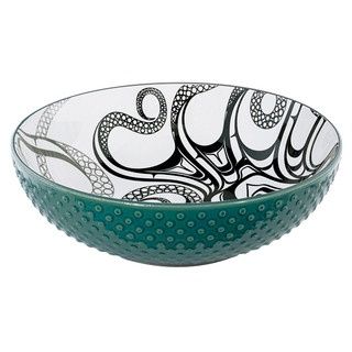 BOWL 9&quot; OCTOPUS GREEN