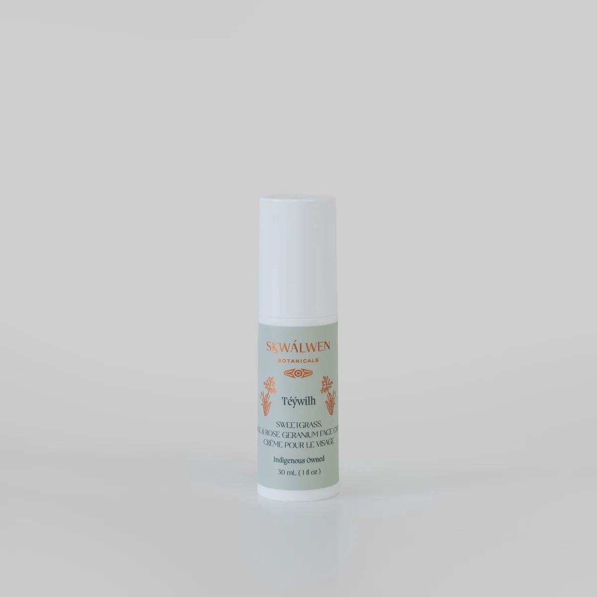 SKWALWEN BOTANICALS SWEETGRASS SAGE &amp; ROSE GERANIUM FACE CREAM
