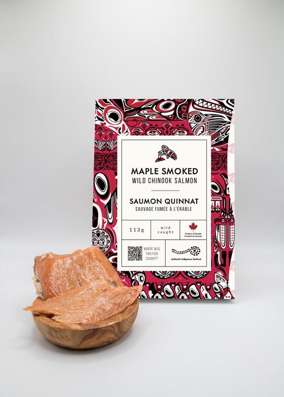 SMOKED MAPLE CHINOOK SALMON 113g