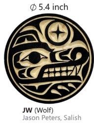 PLAQUE WOLF BY JASON PETERS