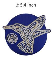 PLAQUE HUMMINGBIRD SUN JOE WILSON
