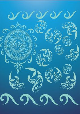 LEADERSHIP - SALISH KILLERWHALE ELANI APRON - HIMIKALAS PAMELA BAKER