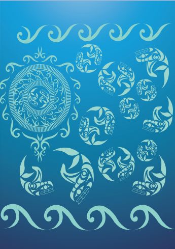 LEADERSHIP - SALISH KILLERWHALE ELANI APRON - HIMIKALAS PAMELA BAKER