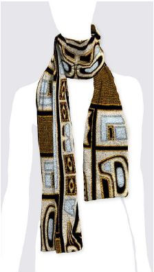 CHILKAT ELEMNETS TWO ASPEN SCARF - HIMIKALAS PAMELA BAKER