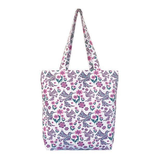 CANVAS TOTE - HUMMINGBIRD