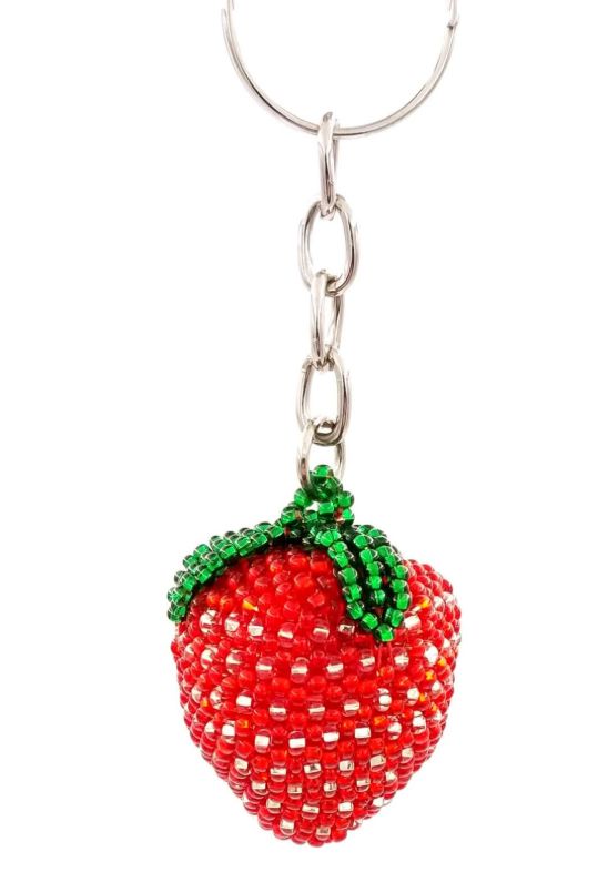 KEYCHAIN ASSORTED SB, Design: STRAWBERRY
