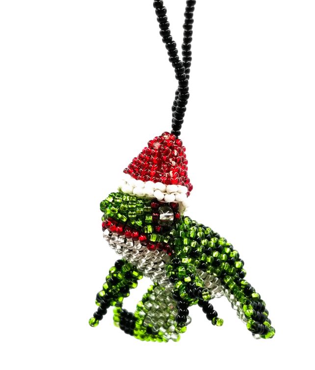 SANTA FROG ORNAMENT