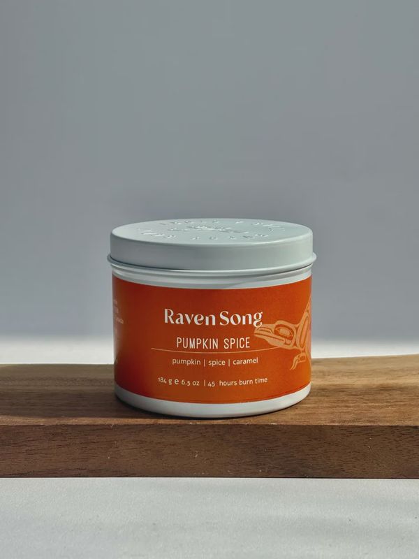 RAVEN SONG PUMPKIN SPICE CANDLE - PUMPKIN + SPICE + CARMEL