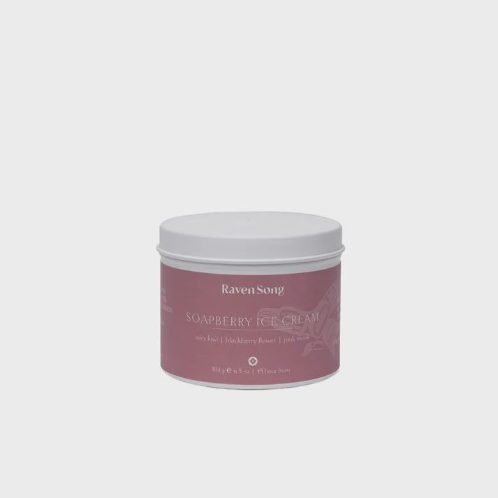 SOAPBERRY ICE CREAM CANDLE -WILD BERRIES + FIREWEED