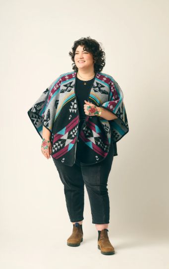 MINI TIPI ECLAIR INDIGENOUS SHAWL