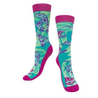 SOCKS SUMMER HUMMINGBIRD, Size: SMALL
