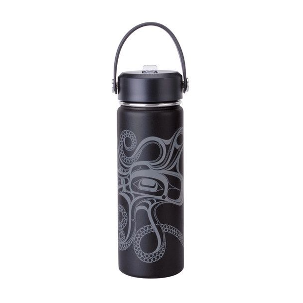 WIDE MOUTH INSULATED BOTTLE OCTOPUS, Size: 21OZ