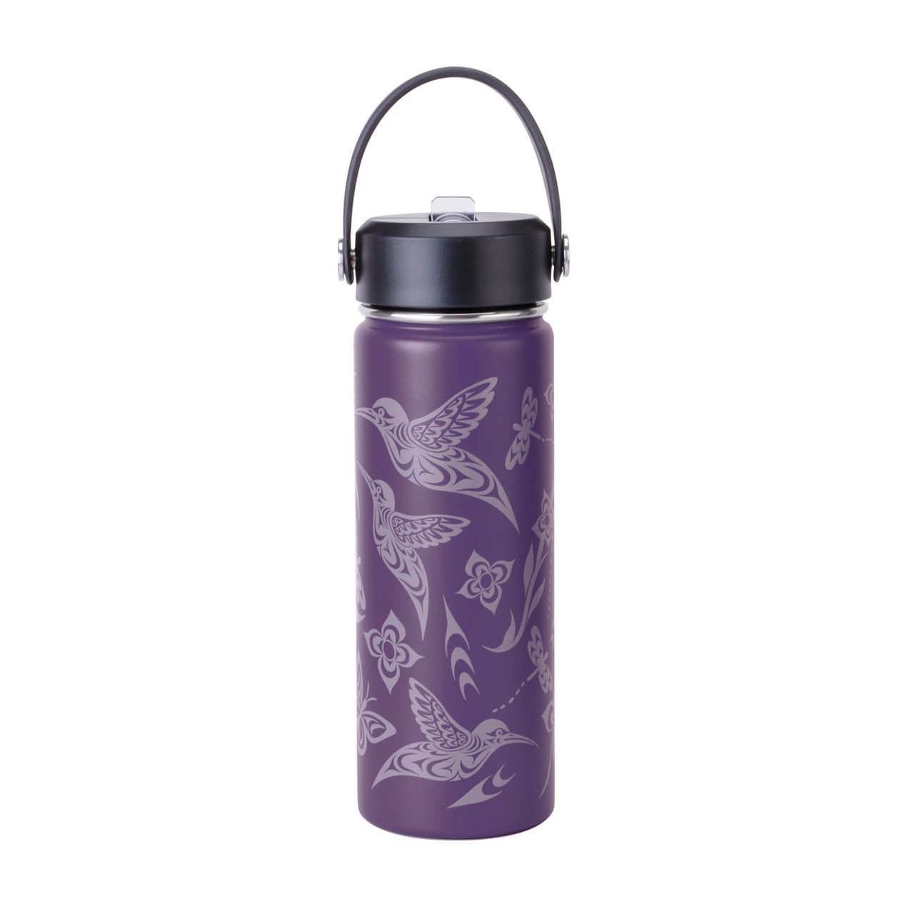 WIDE MOUTH INSULATED BOTTLE HUMMINGBIRD, Size: 21OZ