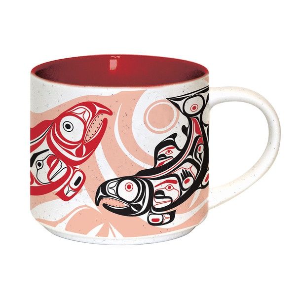 MUG CERAMIC - SALMON