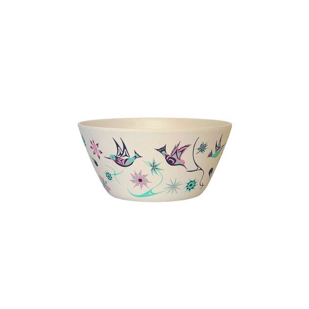 BAMBOO BOWL 5" - HUMMINGBIRDS