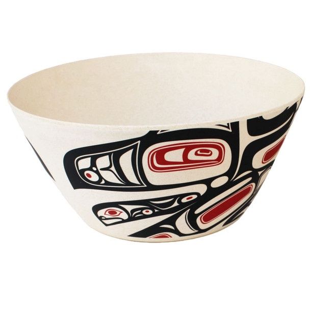 BAMBOO BOWL 10" - RUNNING RAVEN