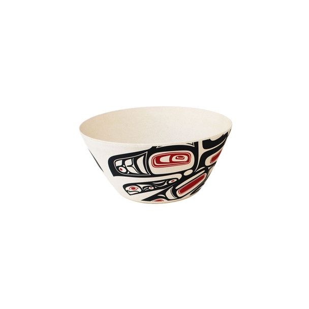 BAMBOO BOWL 5" - RUNNING RAVEN