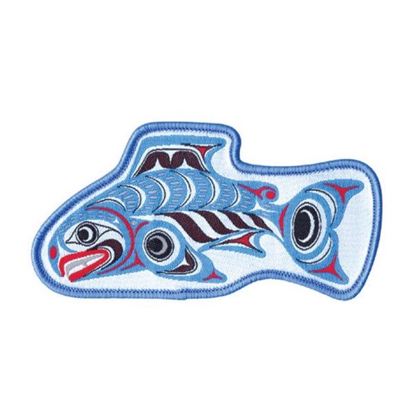 EMBROIDERED PATCH - SALMON