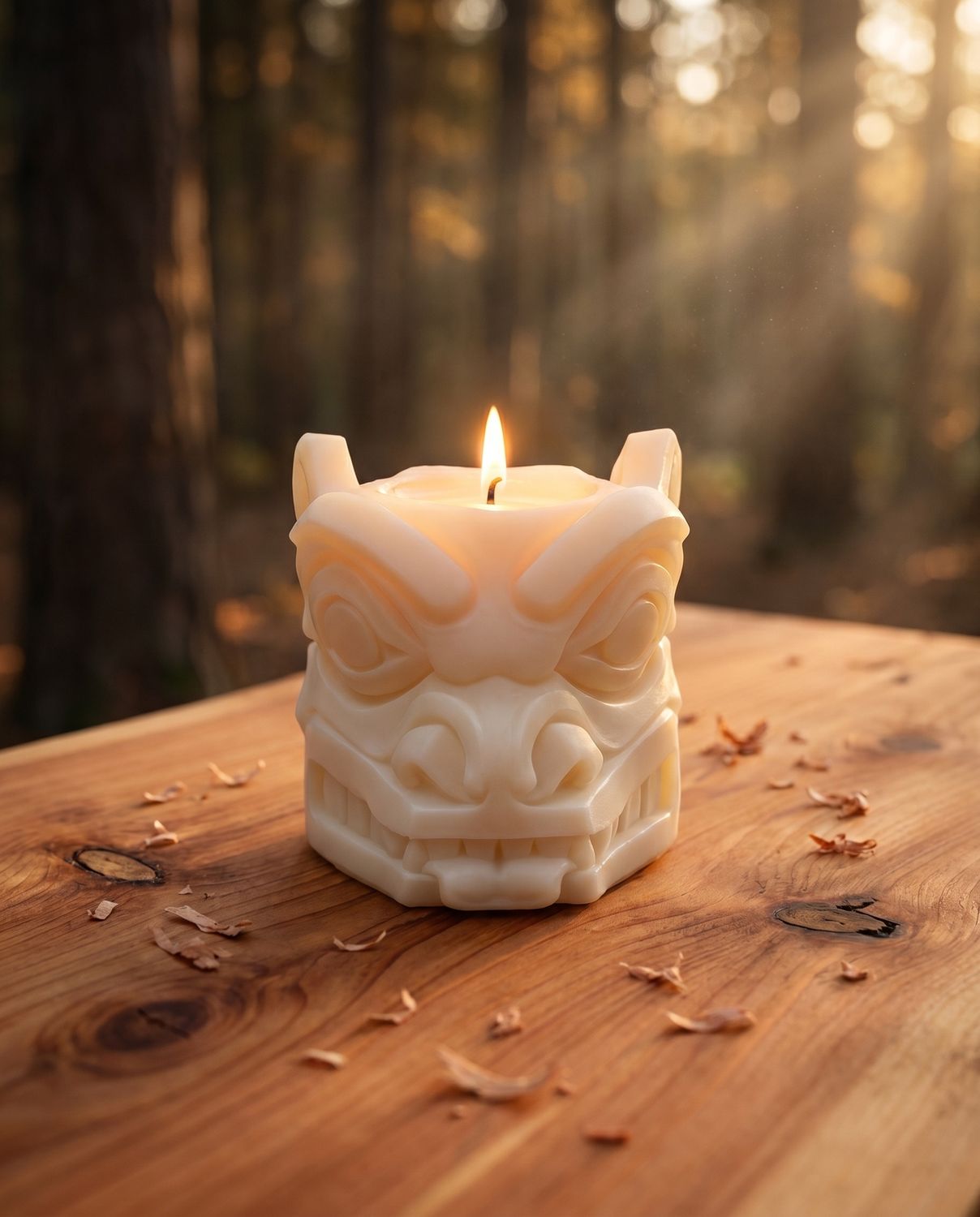 UNSCENTED CANDLE - WOLF