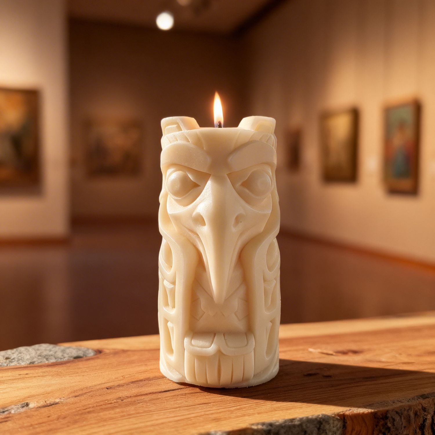UNSCENTED CANDLE - RAVEN