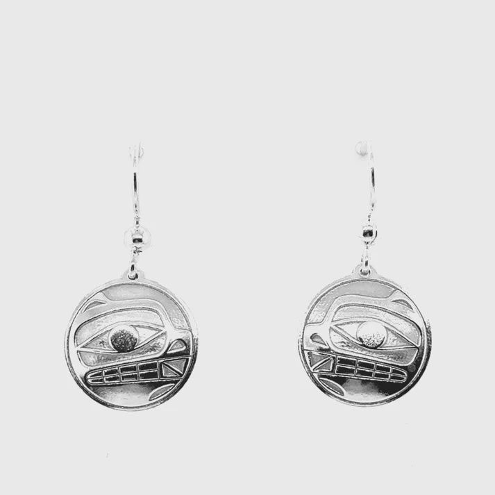 STERLING SILVER EARRINGS - BEAR