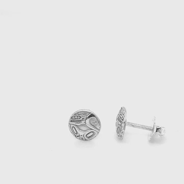 STUDS STERLING SILVER - WOLF