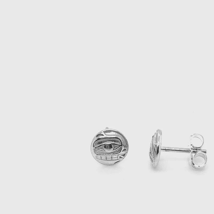 STUDS STERLING SILVER - BEAR