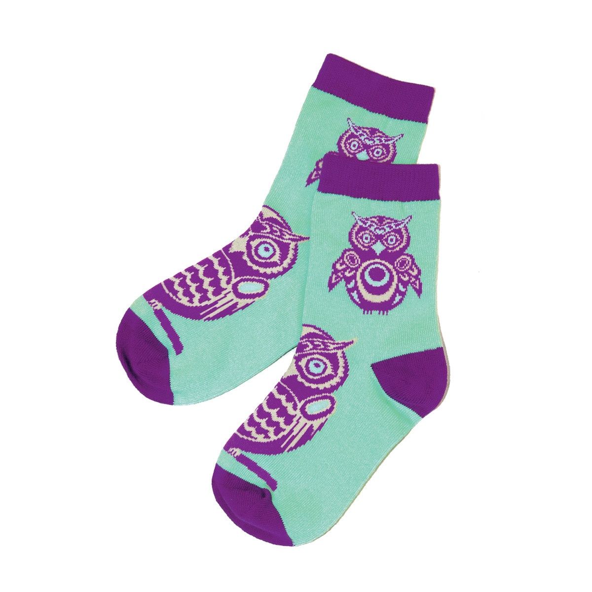 SOCKS KIDS OWLS BY SIMONE DIAMOND, Size: SMALL/MEDIUM
