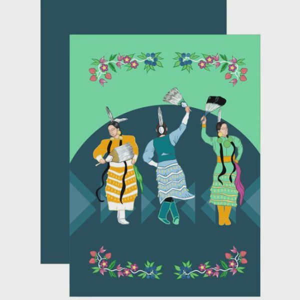 NOTEBOOK JINGLE DRESS DANCERS by STORM ANGECONEB