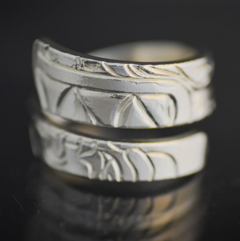 ORCA - WRAP SILVER RING