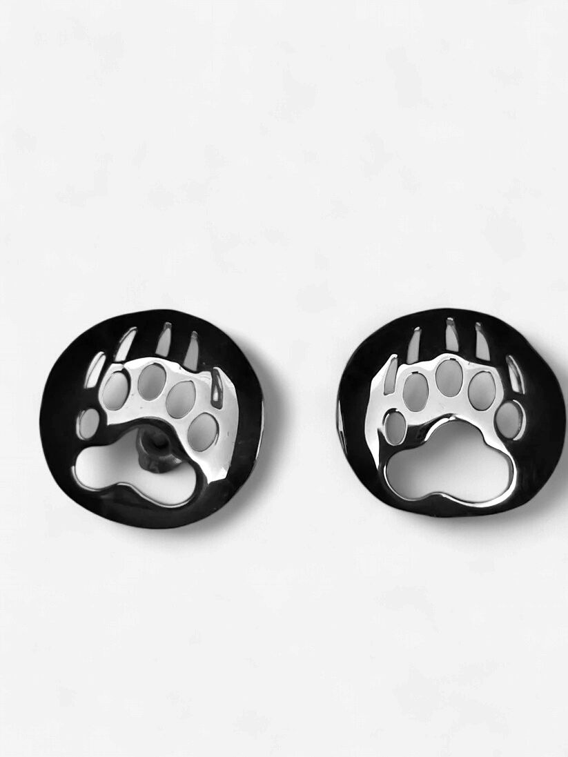 BEAR PAW - STUD SILVER