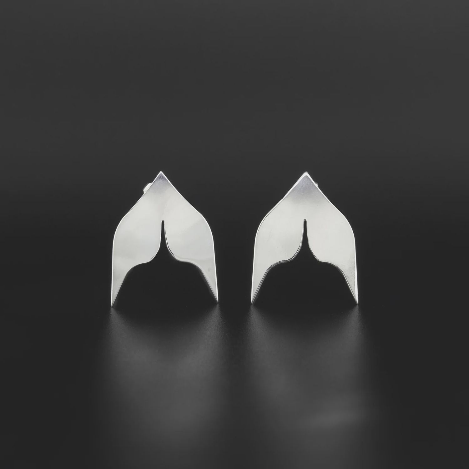 KILLER WHALE TAIL - EARRINGS LARGE