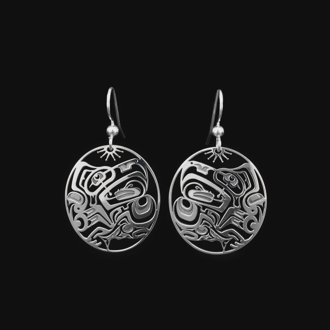 EAGLE, FROG, SALMON - EARRINGS