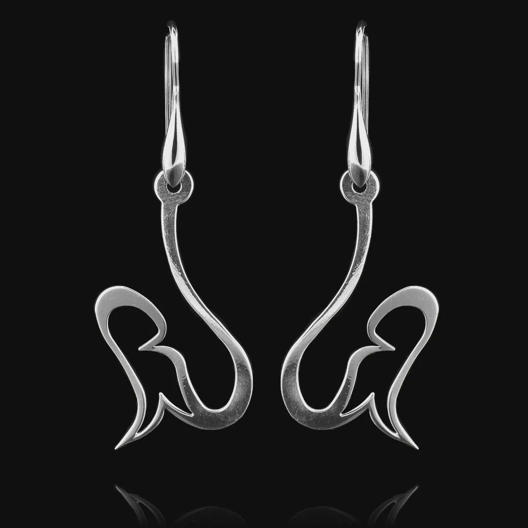 ETERNAL - SILVER DANGLE EARRINGS
