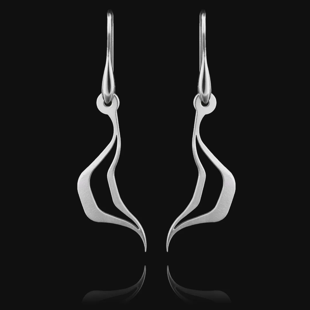 PASSION - SILVER DANGLE EARRINGS