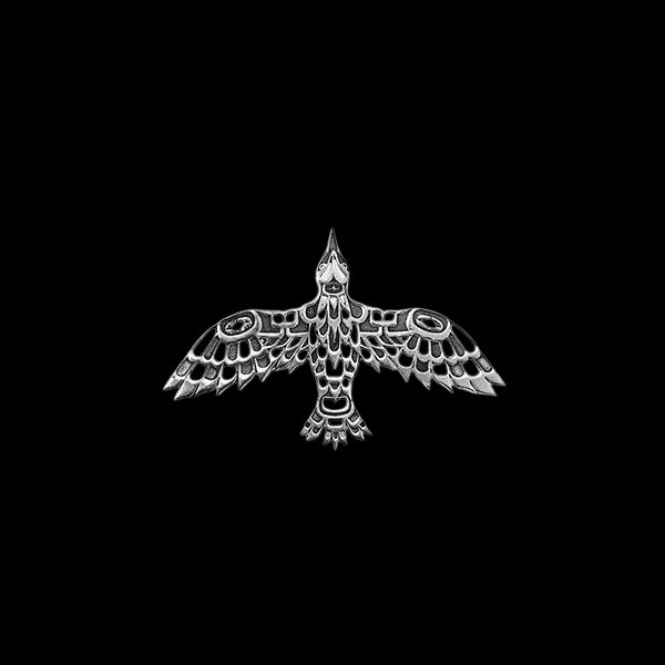CREATORS VIEW OF RAVEN - SILVER PENDANT