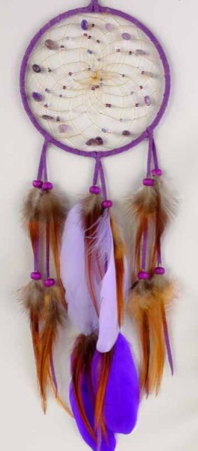 DREAMCATCHER OMBRE BEADED 5", Color: Purple