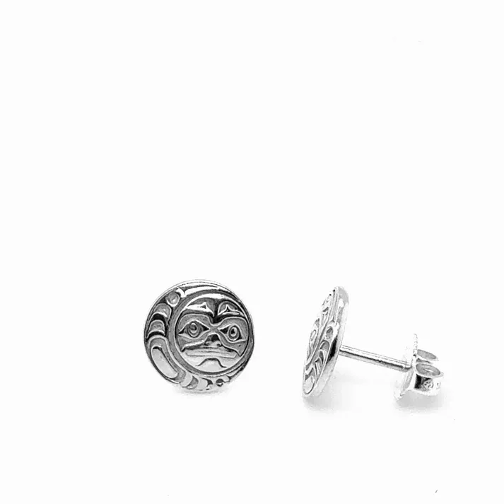 STUDS STERLING SILVER - MINI MOON