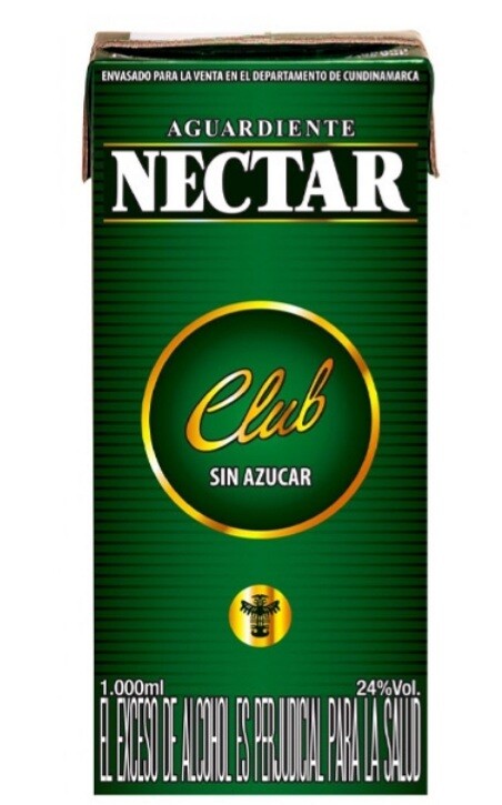 AGUARDIENTE NECTAR VERDE LITRO
