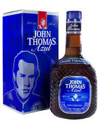 WHISKI JHON THOMAS AZUL  BOTELLA
