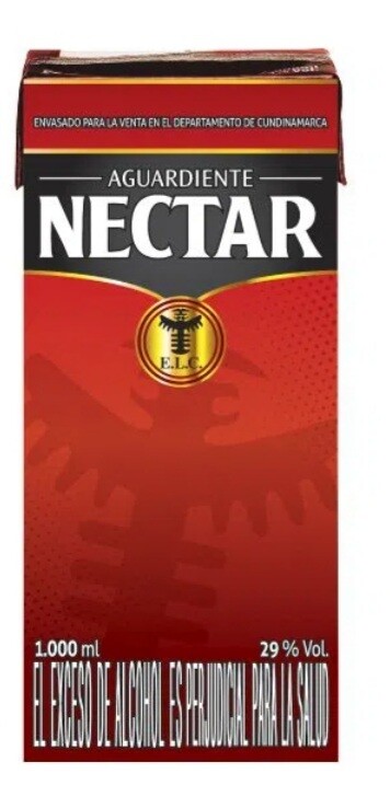 AGUARDIENTE NECTAR ROJO LITRO