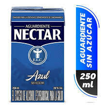 AGUARDIENTE AZUL X 250 ML |