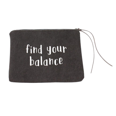 Find Your Balance Small Rectangle Pouch