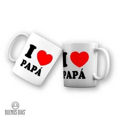 Taza I love Papá
