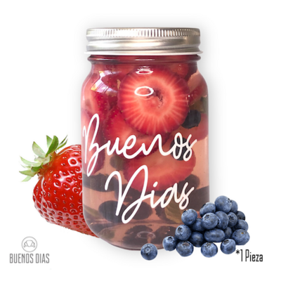 Infusión de Fresa con Blueberries