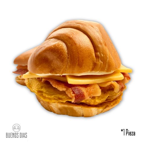 Croissant de Huevo con Tocino