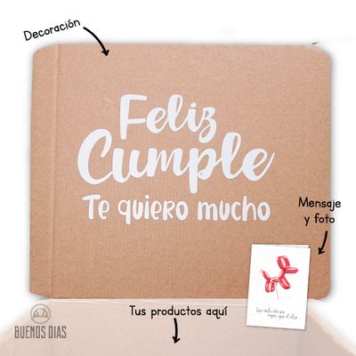 Empaque Feliz Cumple Te Quiero