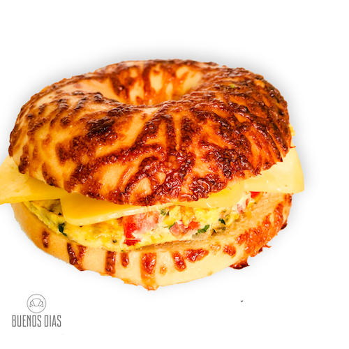 Bagel Huevo a la Mexicana