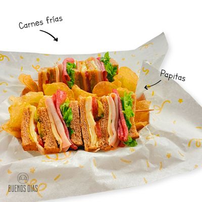 Club Sandwich de Carnes Frias